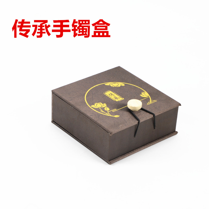 高档古法传承手串佛珠吊坠手镯手链包装盒送人礼盒收纳盒高档精致