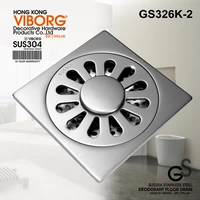 Viborg 304 из нержавеющей стали дренаж, защищенные от насекомых и защищенные от запаха балкона, стиральная машина для ванной комнаты, дренаж, антионорный фильтр