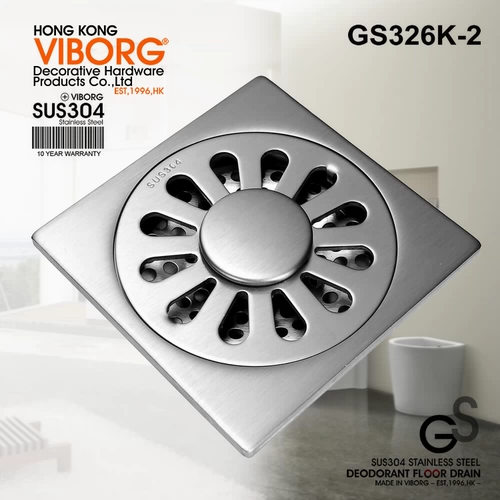 Viborg 304 из нержавеющей стали дренаж, защищенные от насекомых и защищенные от запаха балкона, стиральная машина для ванной комнаты, дренаж, антионорный фильтр