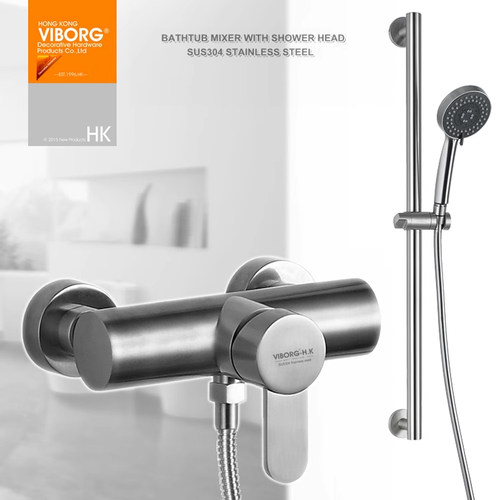 域堡淋浴花洒升级旋转按压力开关