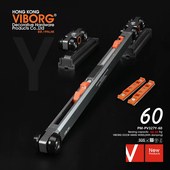 VIBORG 双向缓冲吊轮阻尼实木门静音上吊滑轮厨房移门滑轮轻型