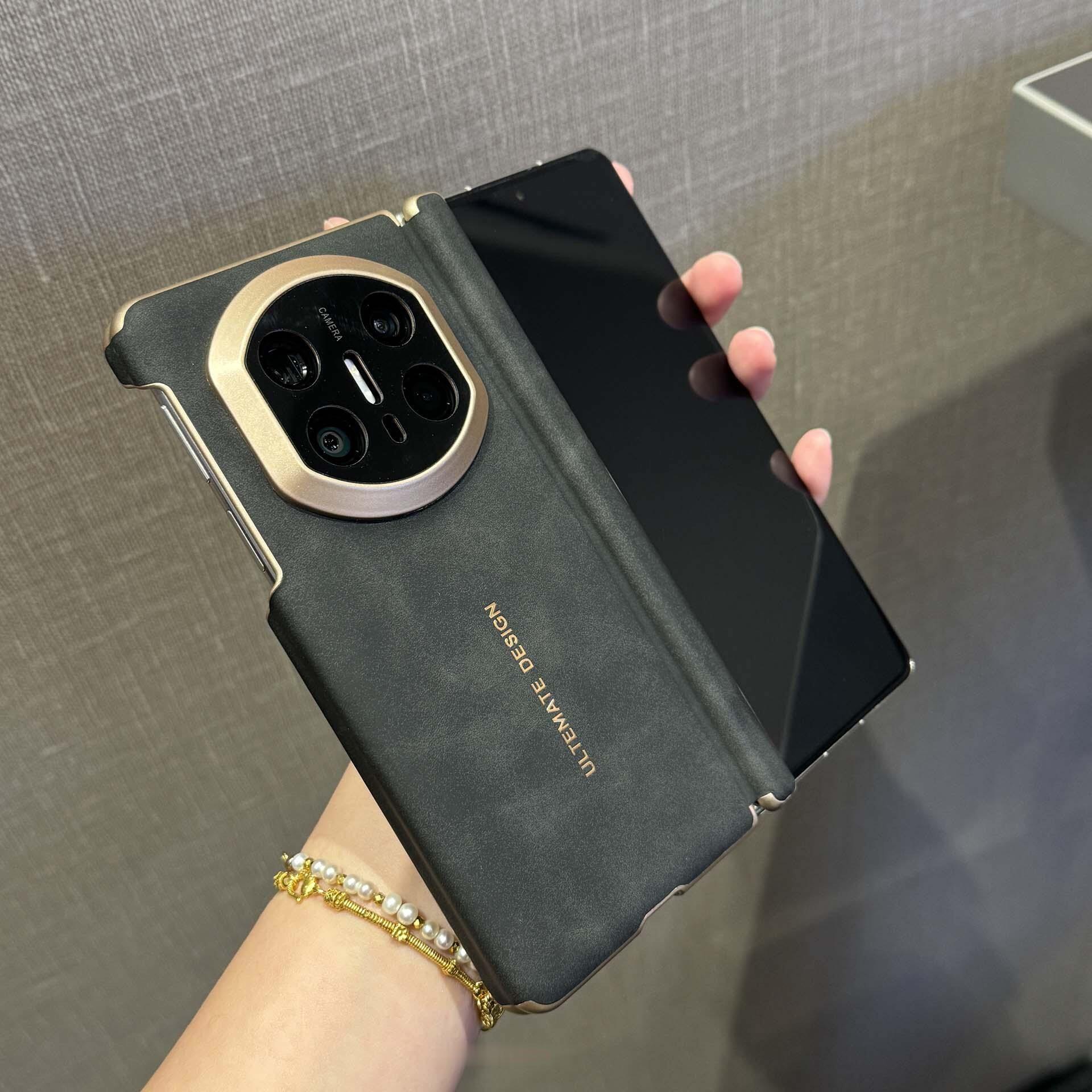 「秒变X7】适用华为matex6手机壳镜头全包羊巴皮超薄保护套matex5典藏版防摔心系天下外壳X6先锋版真皮后壳X3