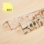 非实木木塑墙角阳角保护条 角斗士 亚克力护墙角护角 贴墙护角线