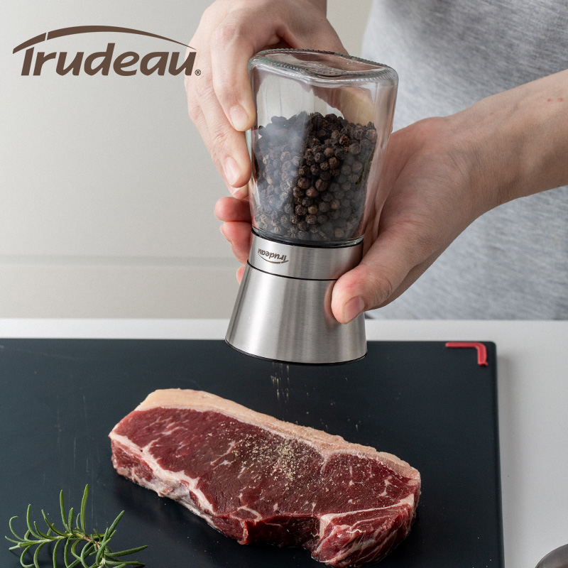 加拿大trudeau白黑胡椒研磨器香料粒撒粉瓶厨房家用调味品调料罐