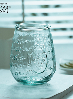 玻璃杯西班牙进口VSM家用透明北欧创意饮料果汁可乐直饮喝水杯子