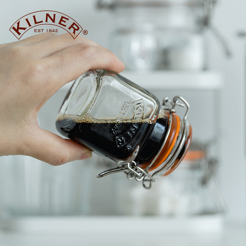 密封罐英国kilner浓缩咖啡液分装瓶储存装蜂蜜便携迷你玻璃小罐子