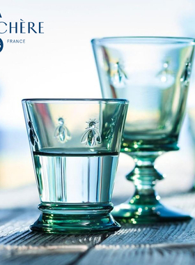 法国进口La Rochere玻璃杯葡萄酒高脚杯酒杯水杯vintage中古杯子