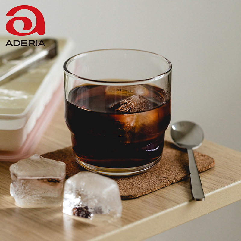 ADERIA玻璃杯不烫手可叠加咖啡杯