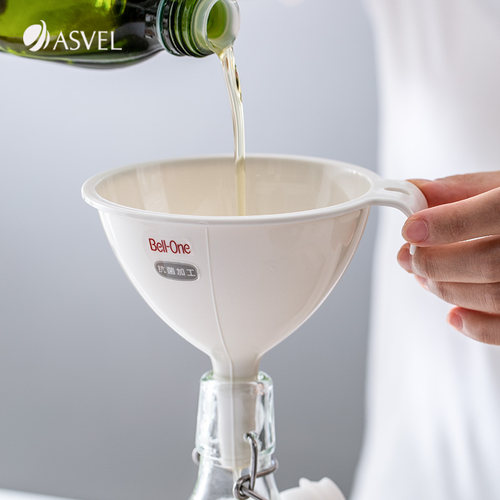 asvel日本进口家用塑料抗菌漏斗