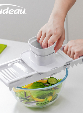 加拿大trudeau切菜神器土豆丝刨丝切片机多功能护手萝卜丝擦丝器