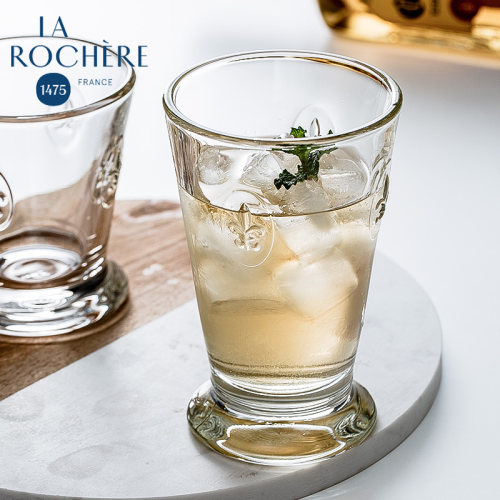 法国rochere水晶鸢尾花果汁杯