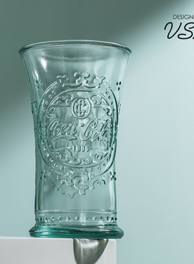 可乐杯西班牙进口vsm复古环保果汁杯子加厚冷饮杯创意北欧玻璃杯