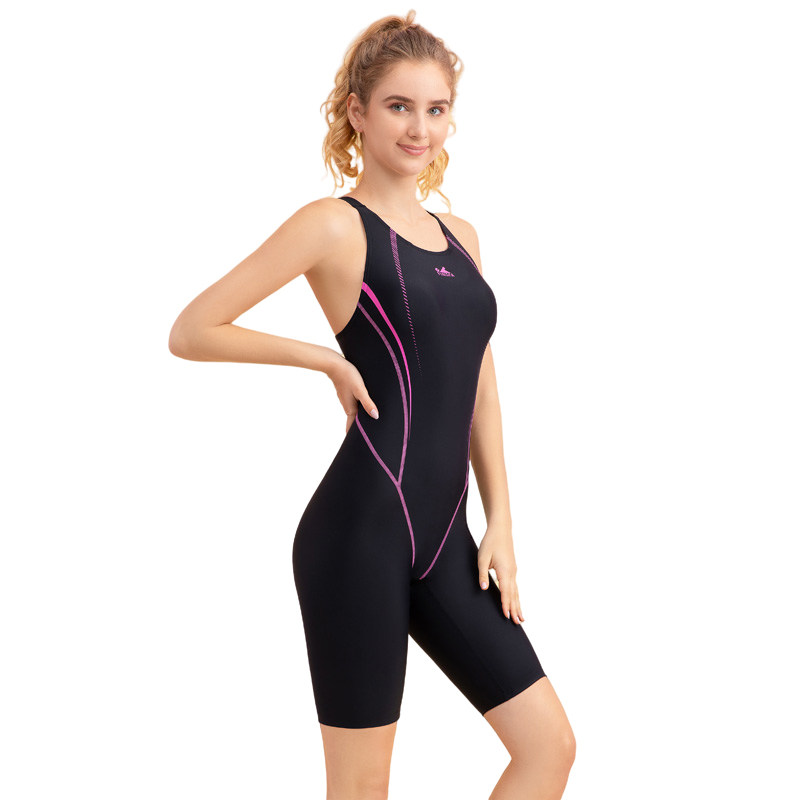 有胸垫 保守五分泳衣