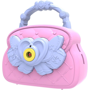 小伶玩具挎包泡泡机小玲魔法世界儿童电动吹泡泡女孩童网红泡泡枪