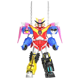 灵动创想暴太郎战队咚兄弟鬼退神墨镜剑可动机甲人偶儿童男孩玩具