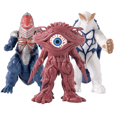 灵动创想奥特曼软胶怪兽玩具人偶