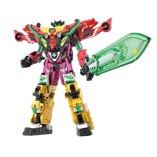 迷你特工队6超次元力量福乐变形机器人男孩机甲儿童4合体金刚玩具