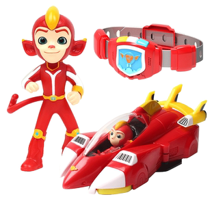 宇宙护卫队玩具彩虹魔法棒公仔人偶风暴手套能量男孩女孩流星机车