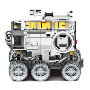 森宝流浪地球2积木月球基地车无人机门框机器人男孩益智拼装 玩具
