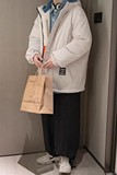 709-MY601-P130情侣冬季单人加厚羊驼毛双面穿百搭棉衣外套男，男装棉衣，星座709