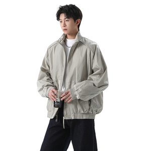 709-JK19-P135 春季上新立领拉链设计感夹克休闲外套男图片
