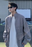 709-MY110-P115单人秋季新款休闲立领针织衫开衫毛衣，男装针织衫/毛衣，星座709
