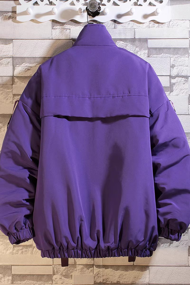 709-M12-P120冬季挂拍休闲潮流宽松夹克外套加棉保暖情侣棉衣，男装夹克，星座709