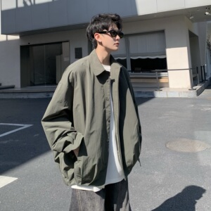 709-JK35-P120 单人 秋季新款 纯色衬衫领夹克图片