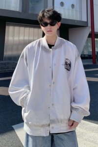 709-JK22-P115 单人 春季新款棒球领牛仔夹克图片