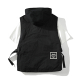 709-MJ110-P100白底春季新款阔版休闲针织工装马甲，男装工装外套，星座709