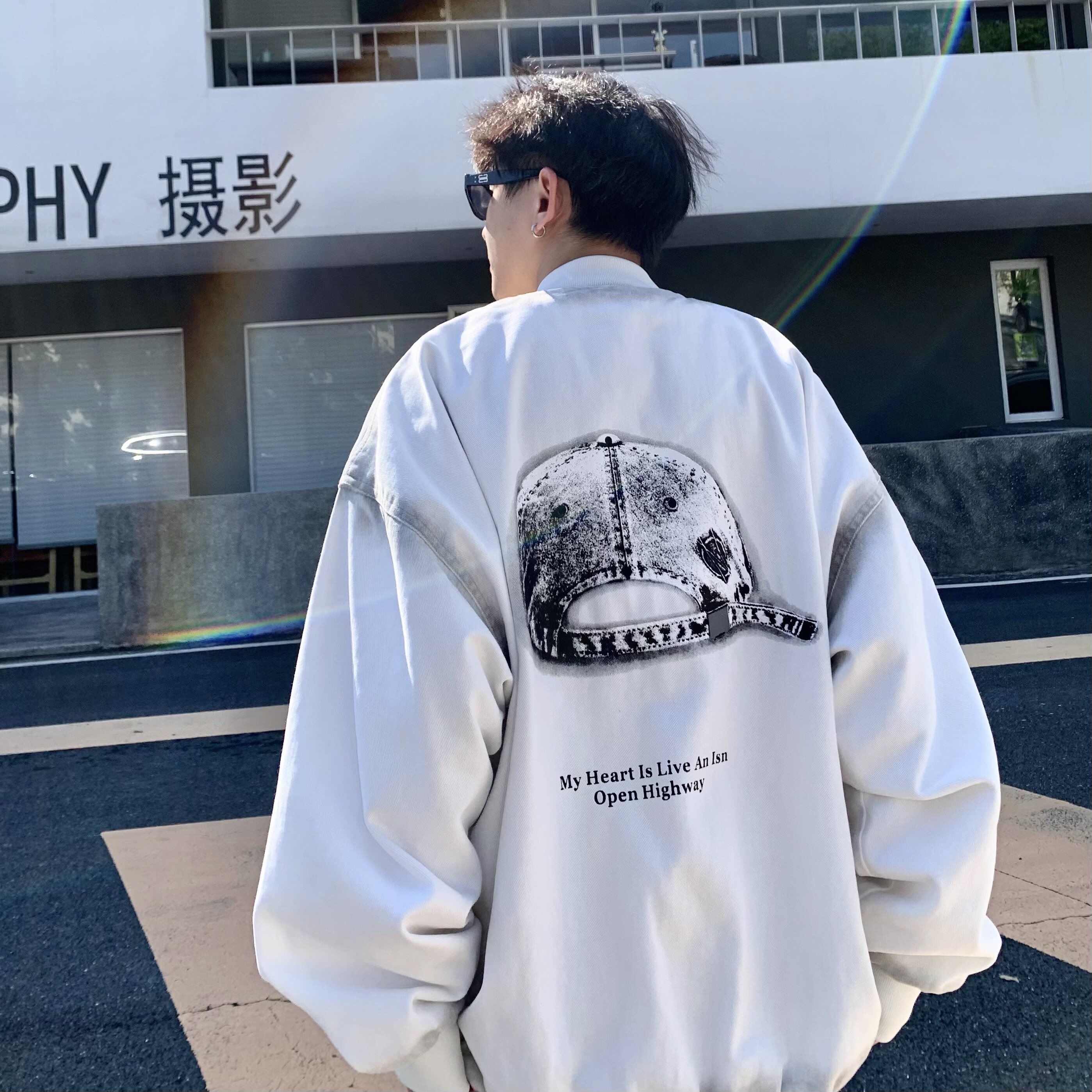 709-JK22-P115单人春季新款棒球领牛仔夹克,男装夹克,星座709