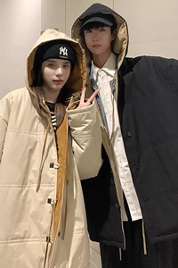 709-MY1000-P130 冬季情侣双面穿全棉加厚开衫连帽溜肩棉衣男图片