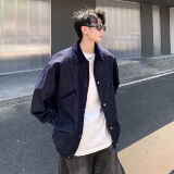 709-JK30-P135单人秋季新款纯色牛仔夹克，男装夹克，星座709