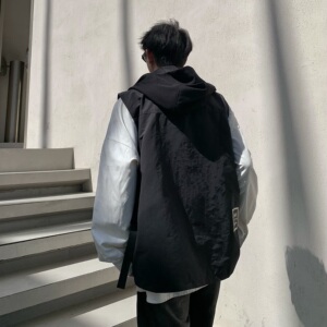 709-MJ110-P100 单人 春季新款 阔版休闲针织工装马甲图片