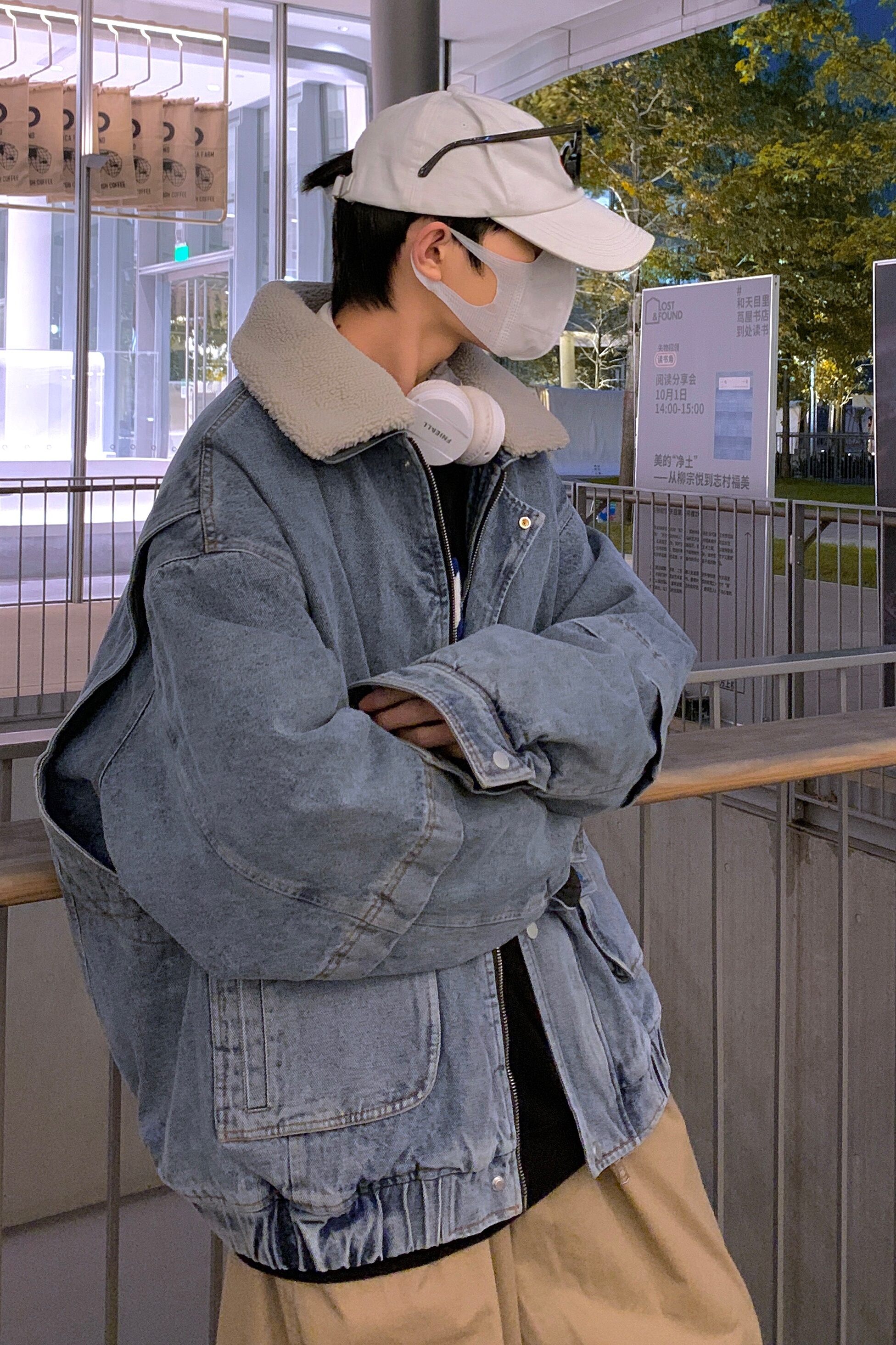 709-MY1002-P115情侣冬季单人牛仔开衫翻领纯棉加厚潮流百搭男，男装卫衣，星座709