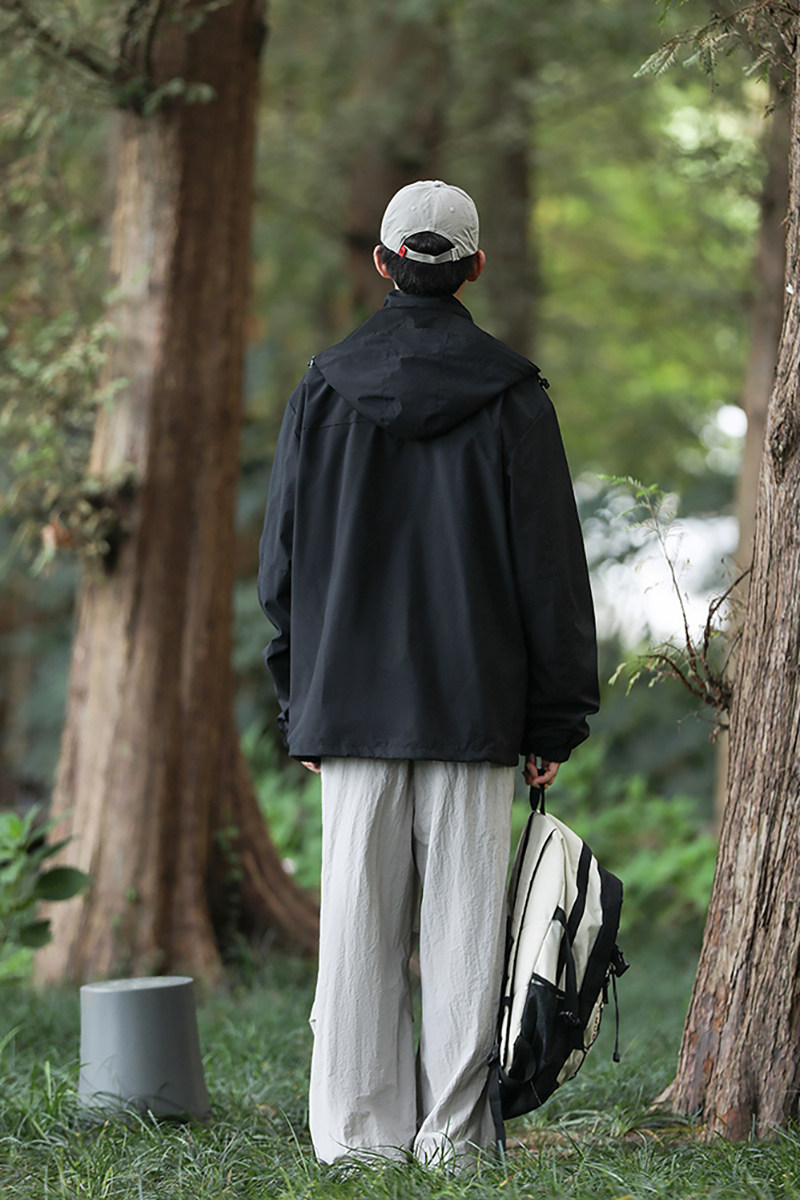 709-MY1202-P140 冬季单人拼接冲锋衣户外旅行登山三合一可拆卸图片