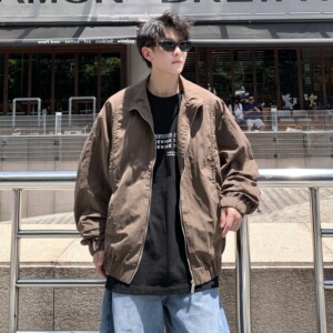709-JK33-P135 单人 春季新款 宽松休闲纯色夹克图片
