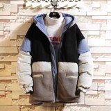 709-MY601-P130情侣冬季挂拍加厚羊驼毛双面穿百搭棉衣外套男，男装棉衣，星座709