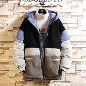 709-MY601-P130 情侣冬季挂拍加厚羊驼毛双面穿百搭棉衣外套男图片