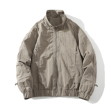 709-JK33-P135白底春季新款宽松休闲纯色夹克，男装夹克，星座709