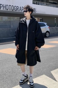 709-F197-P90 单人  夏季新款 阔版纯色休闲防晒衣图片