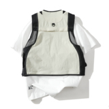 709-MJ102-P80白底春季新款休闲户外拼色工装马甲，男装工装外套，星座709