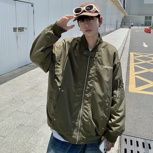 709-JK886-P80 春秋百搭美式飞行员棒球服夹克休闲宽松外套  单人图片