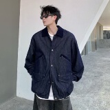 709-JK30-P135单人秋季新款纯色牛仔夹克，男装夹克，星座709