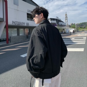 709-JK21-P135 单人 秋季新款西装领阔版夹克图片
