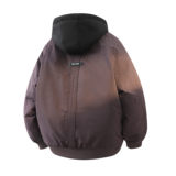 709-MY1823-P140冬季新款白底高级感假两件拼接连帽棉服，男装棉衣，星座709