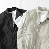 709-MJ97-P65白底春季新款阔版百搭外穿休闲马甲，男装背心/马甲，星座709