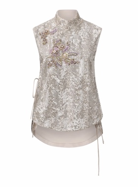 【JOJO官方授权】 JUNYANG杨君 锦韶年华中式立领马甲