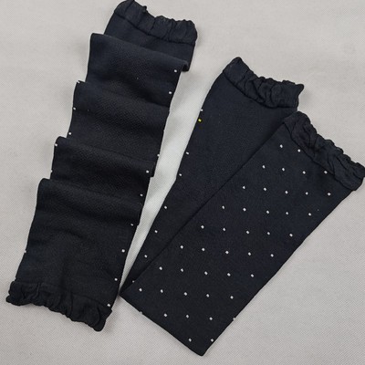 防晒袖夏季薄款网眼透气棉混柔软舒适女士黑色长款袖套清货福利价