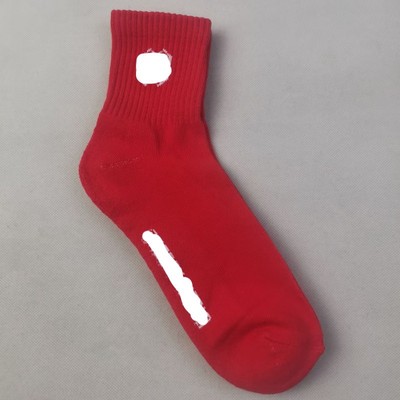 外贸单袜子男生纯棉毛巾底中筒男袜吸汗透气运动跑步篮球袜春秋款